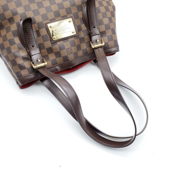 100% Authentic Louis Vuitton Hampstead MM Damier Ebene Tote Bag 700-71421 - Picture 7 of 16